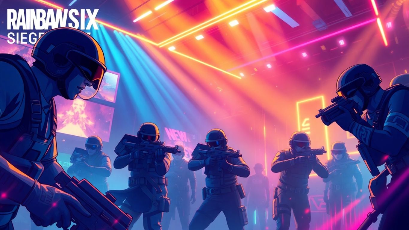 FURIA Esports team in Rainbow Six Siege action.