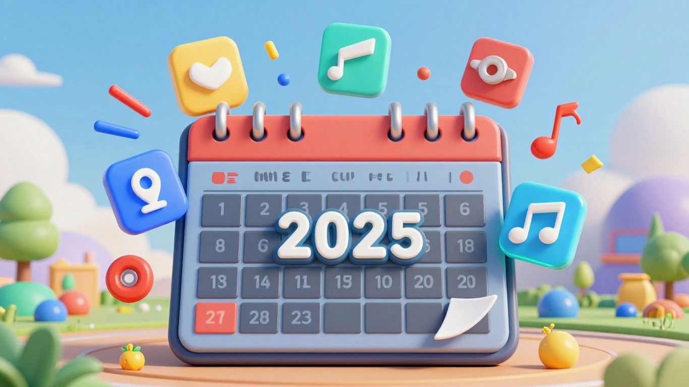 Entertainment channel schedule guide for 2025