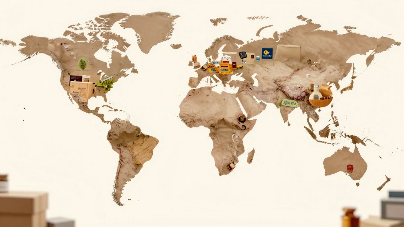 Fluxul global al exporturilor și valoarea adăugată.