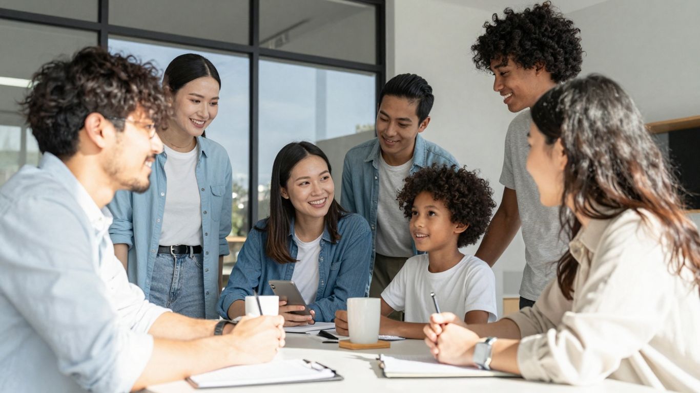 Familie și cetățeni bucurându-se de drepturi personale.