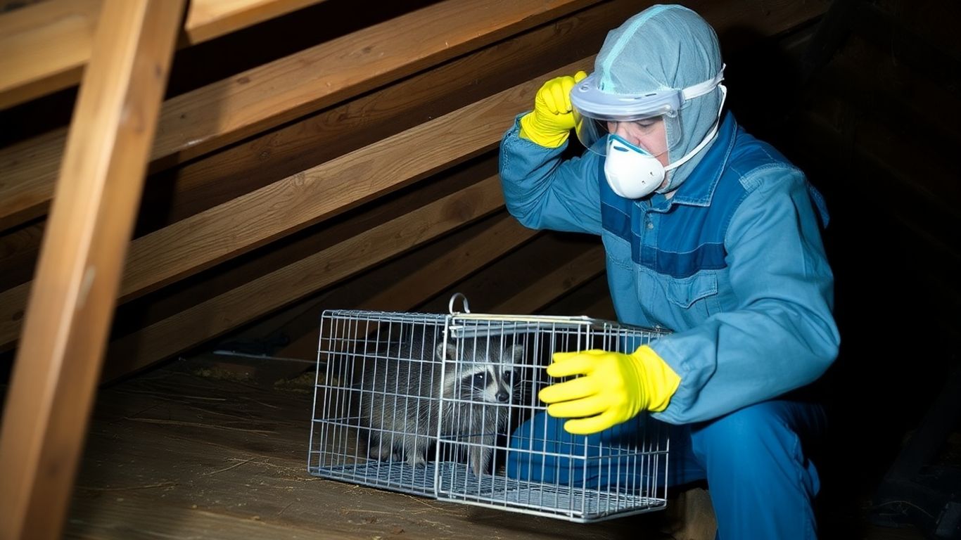 Wildlife removal from home attic