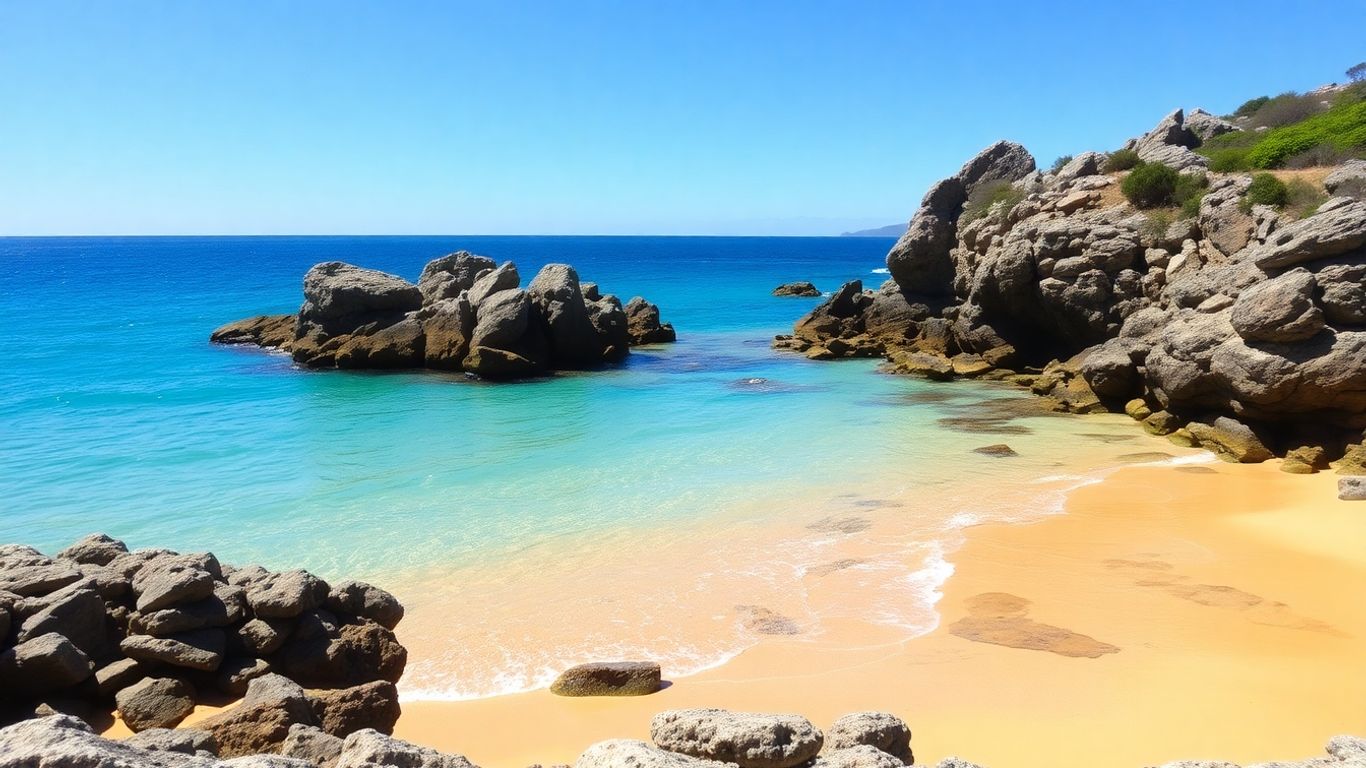 Clovelly Beach Sydney turquoise water golden sand rocky coast