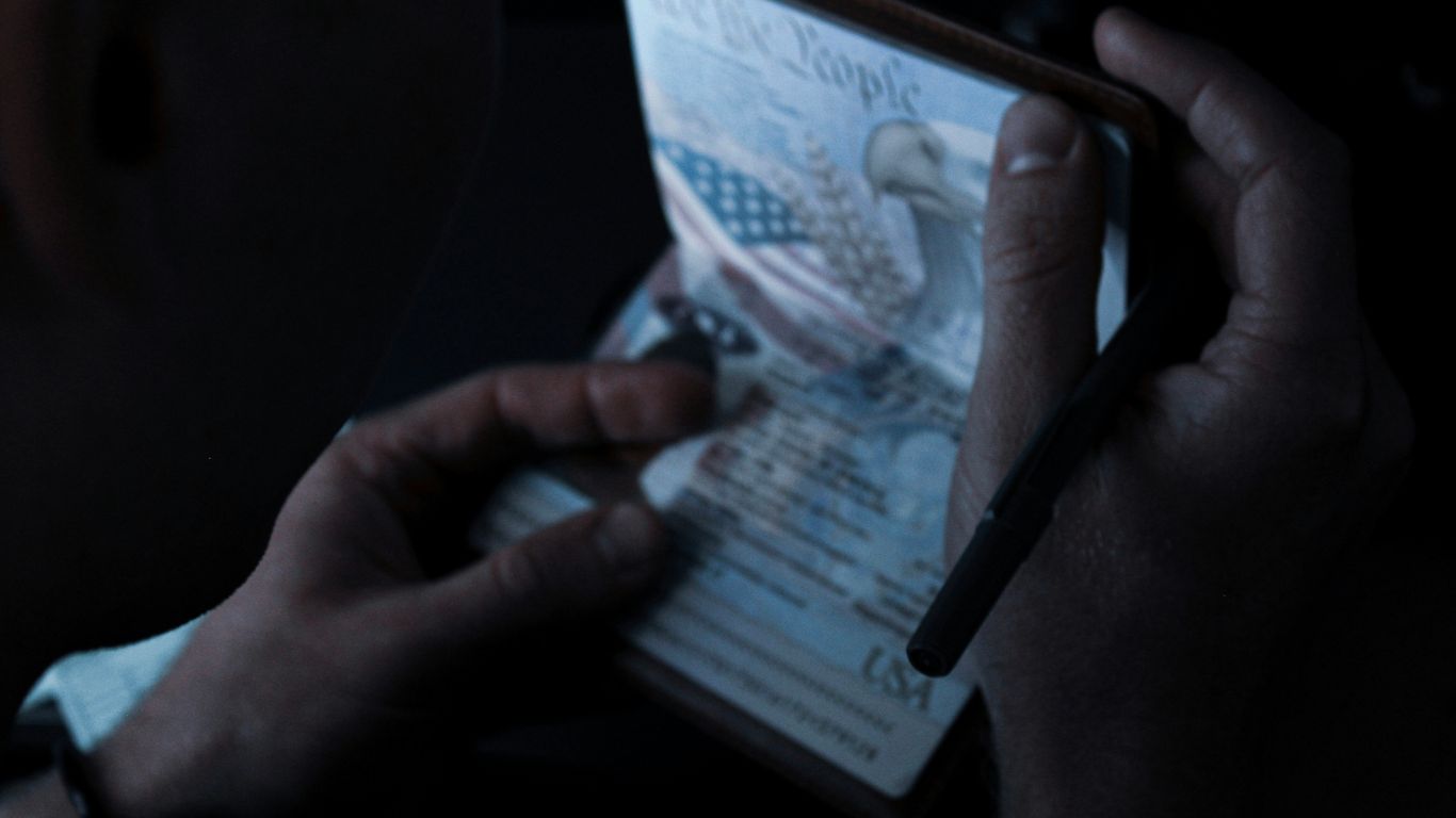 a person holding a tablet in their hands