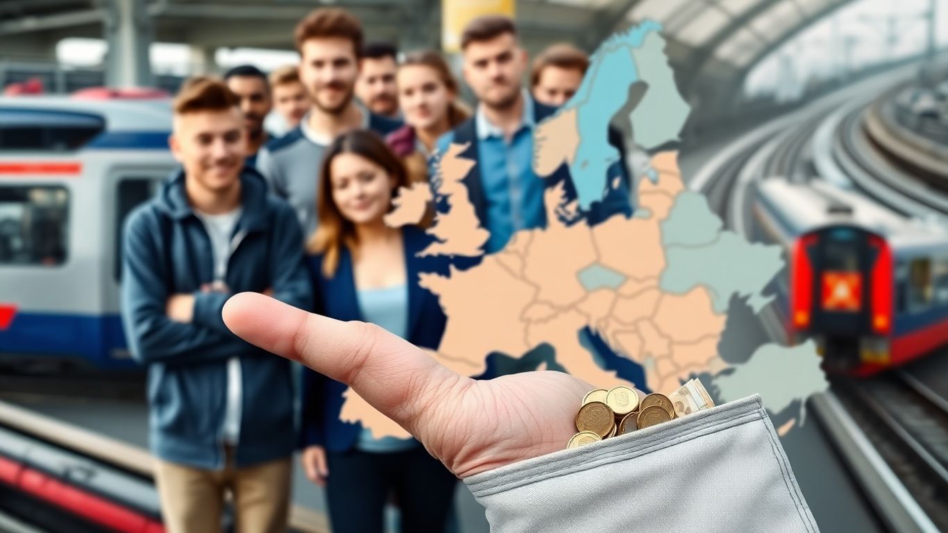 Buzunarul cetățeanului european afectat de decizii politice.