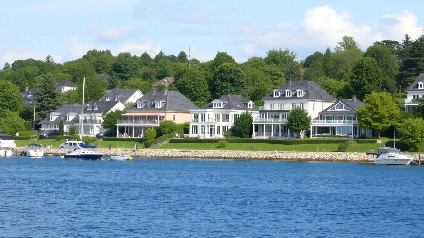 Hotels in Kiel Düsternbrook mit Blick auf die Förde