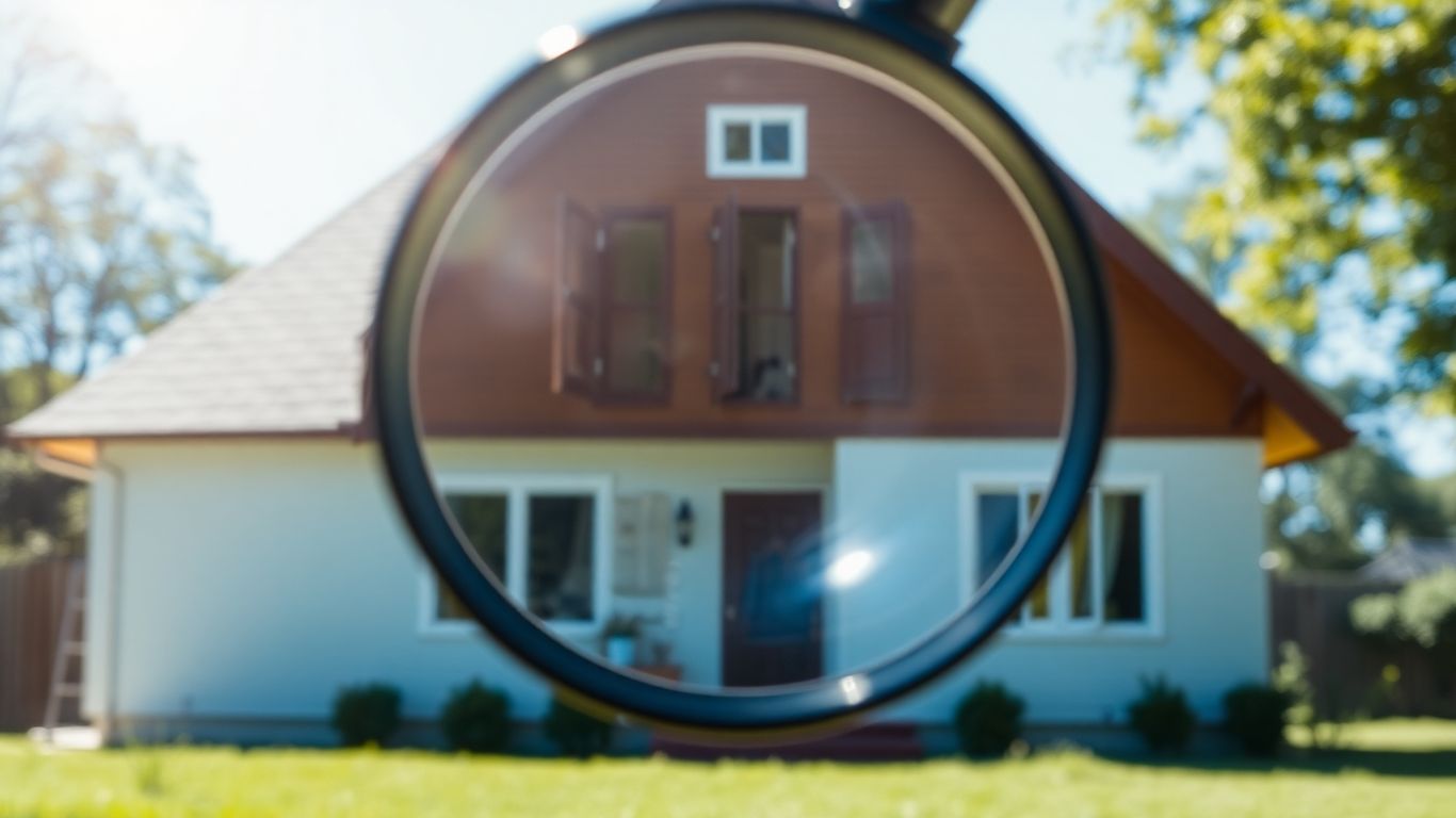 Casa con lupa, seguro de hogar, infraseguro.