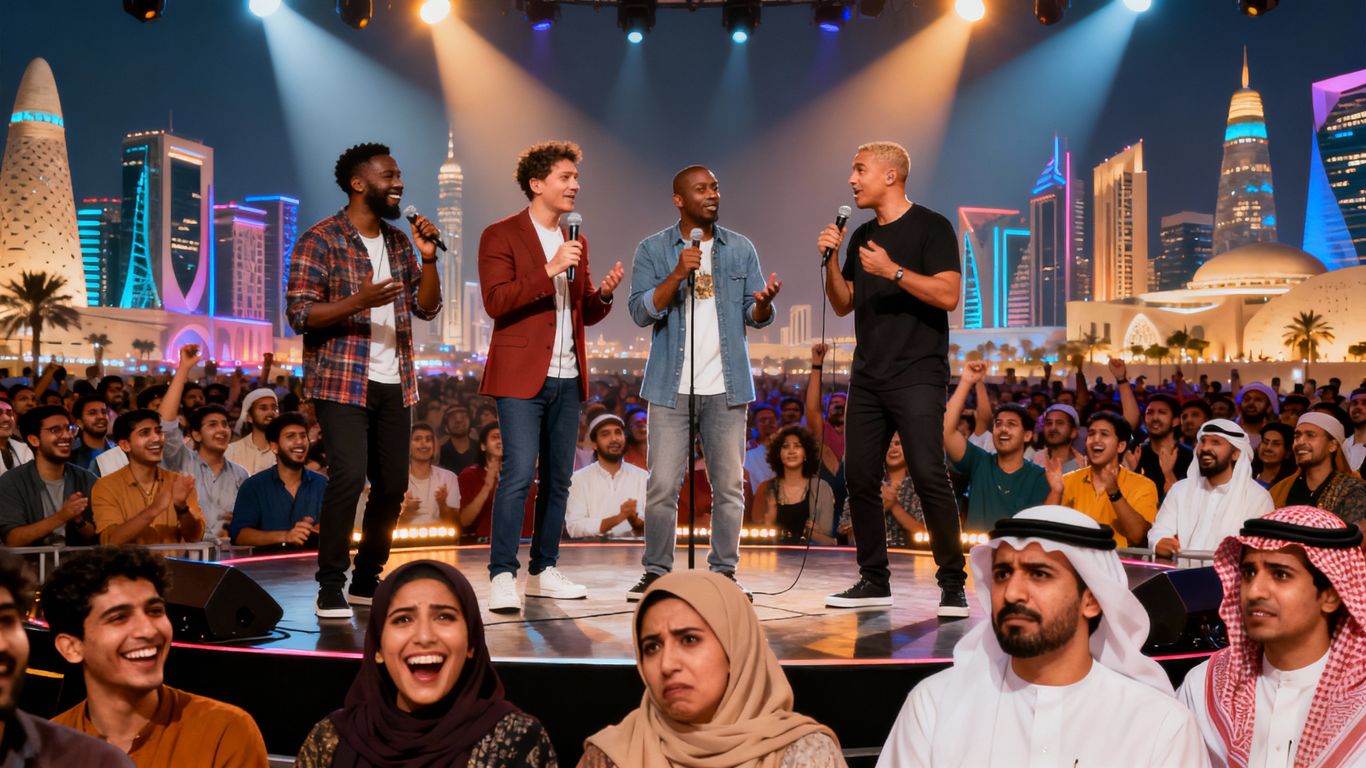 UK, US comedians perform on Riyadh stage, mixed audience reactions