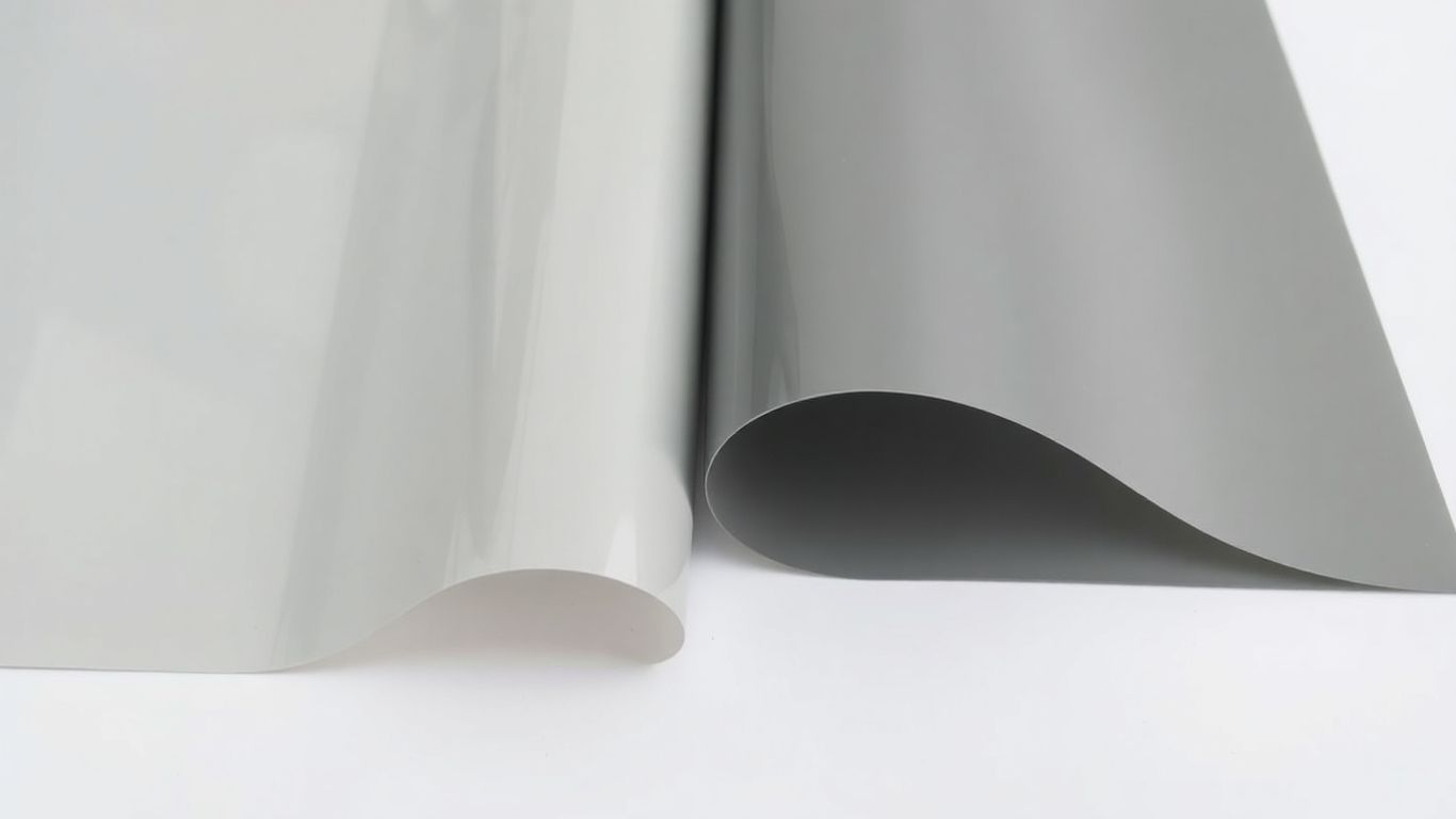 Cast vs. Calendared Vinyl materials comparison.