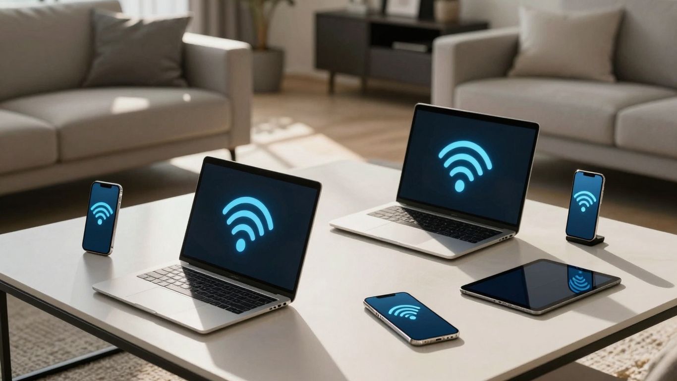 Casa moderna com Wi-Fi forte em todos os cômodos.