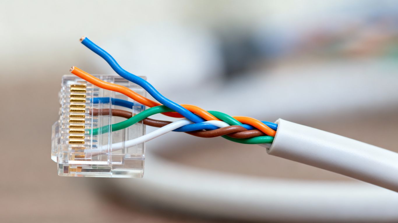 Cat 6 Ethernet cable wiring diagram