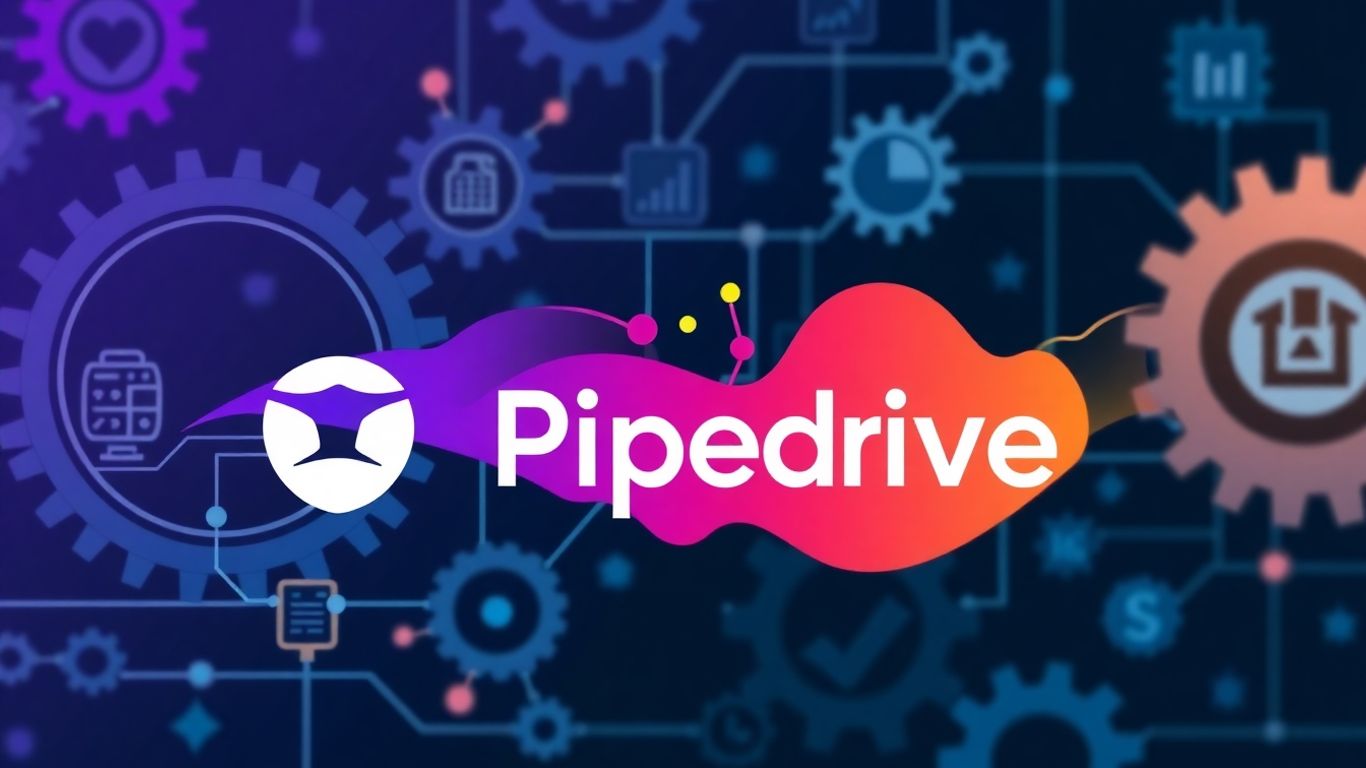 Interconnected gears and digital flows in Pipedrive.