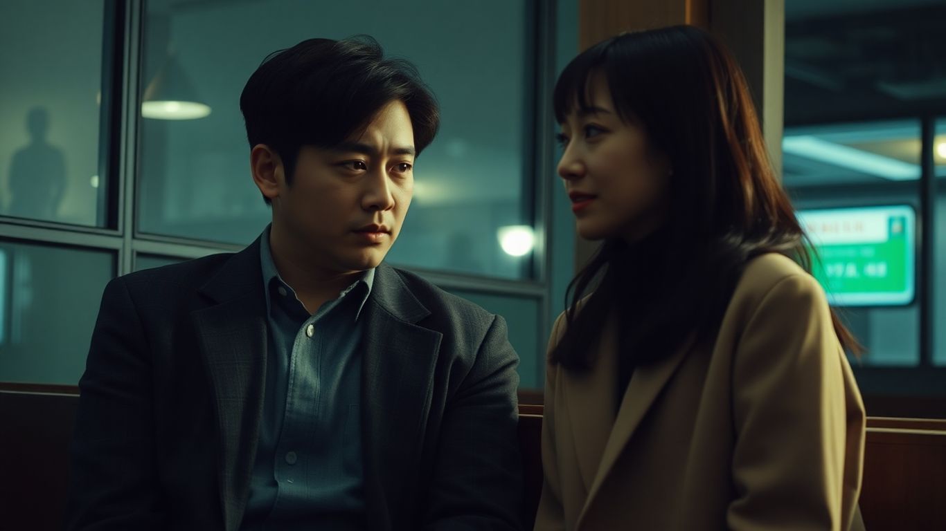 Actors in a scene from the movie Broker.