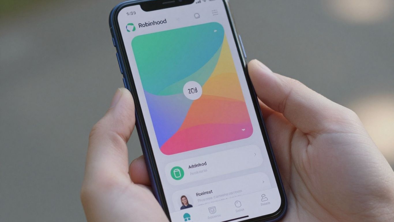 Robinhood app on an Android phone screen.