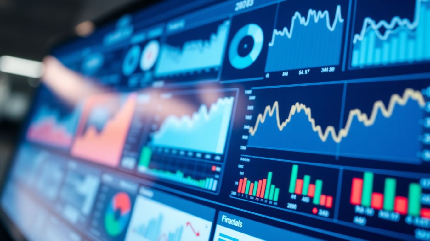 Modern financial interface with clear data presentation.