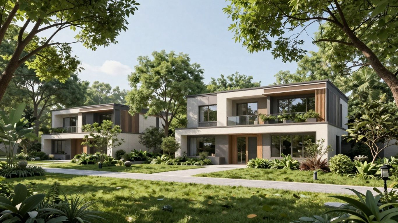 Low Rise Residential Development at Dairy Farm close to nature and ...