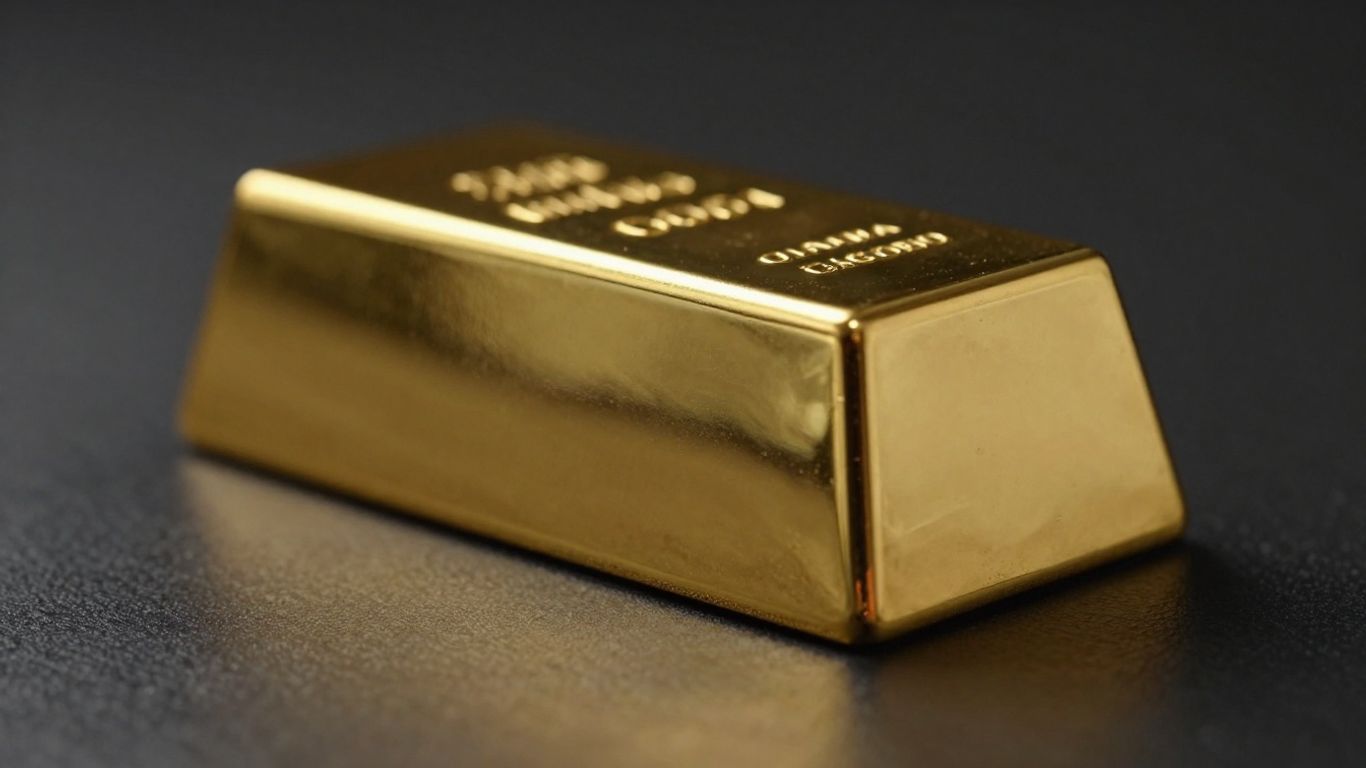 Lingotes de oro en una bóveda del banco central.