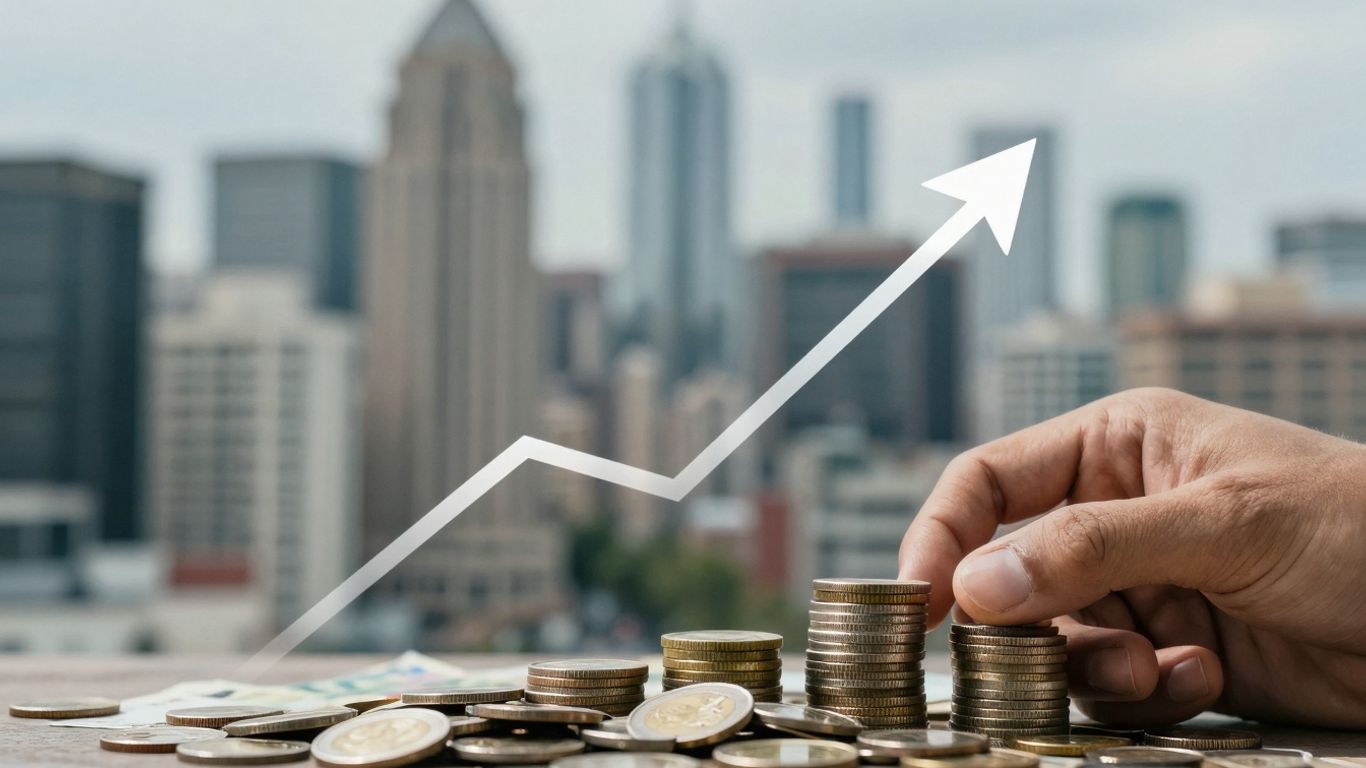 Financial growth and investment opportunities visualized.
