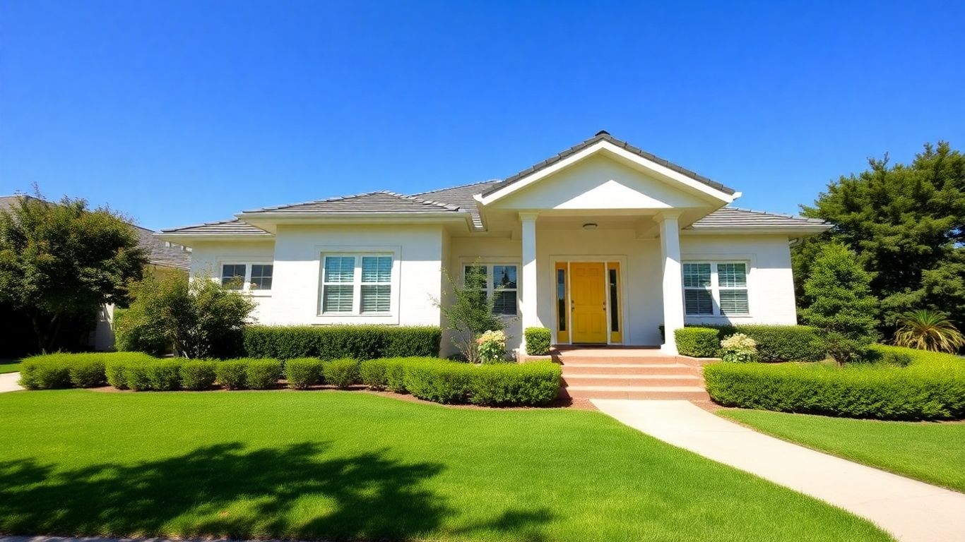 Casa protegida con seguro de hogar