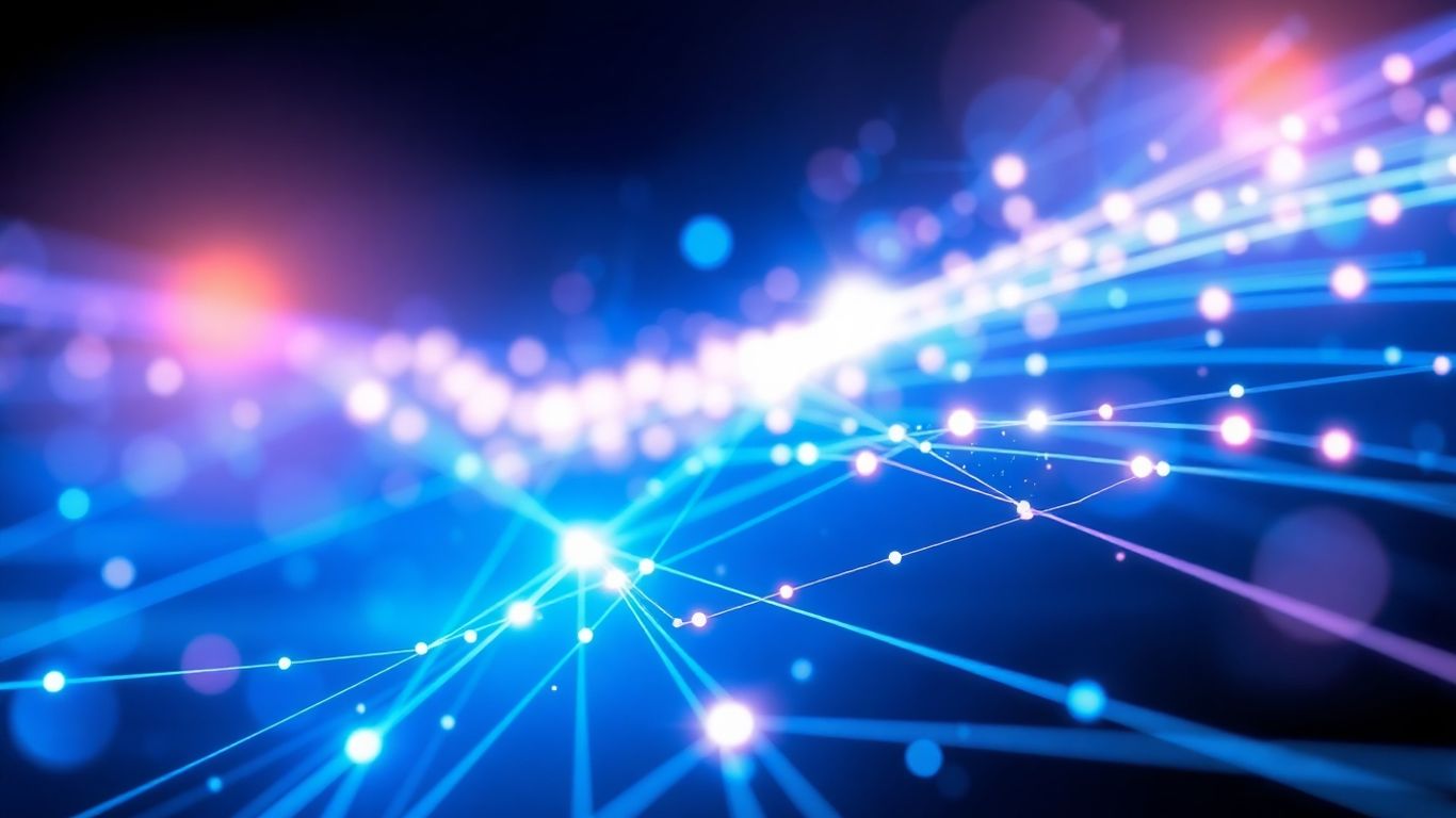 Top 10 AI Marketing Tools: Revolutionizing Your Strategy in 2026 3 Abstract glowing digital elements and interconnected lines. Top 10 AI Marketing Tools