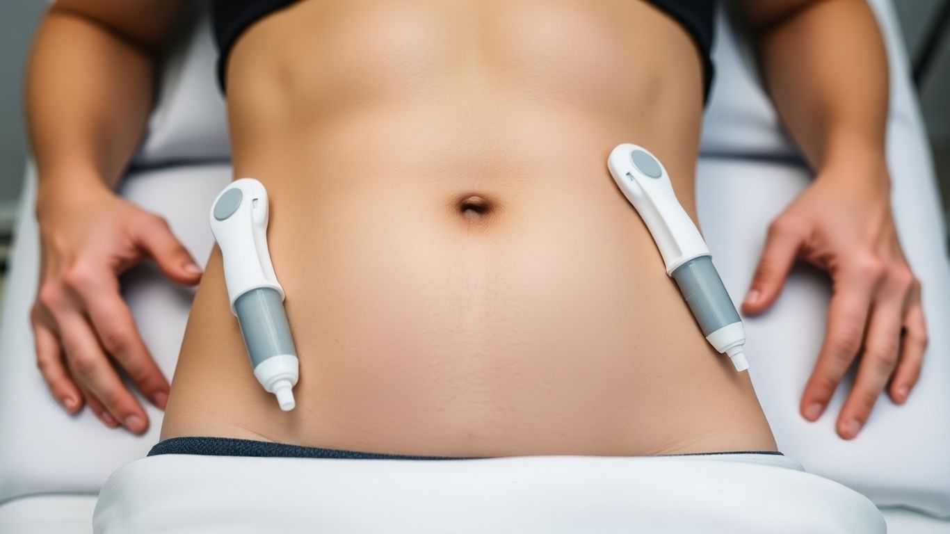 Emsculpt NEO treatment on abdomen