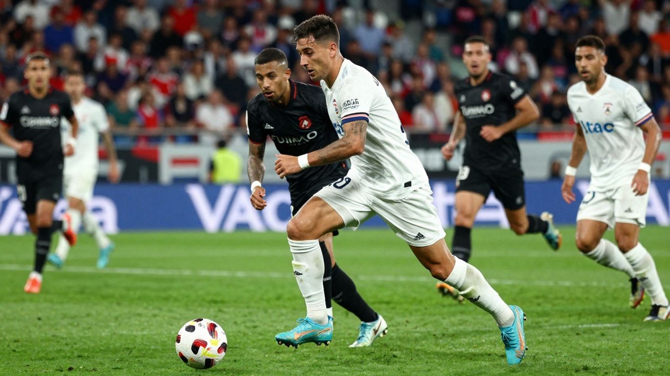 La Liga soccer match action, 2025/2026 season.