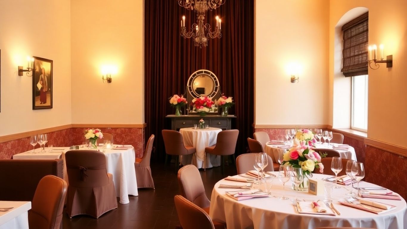 Intimate Dallas party venue with elegant decor and soft lighting.
