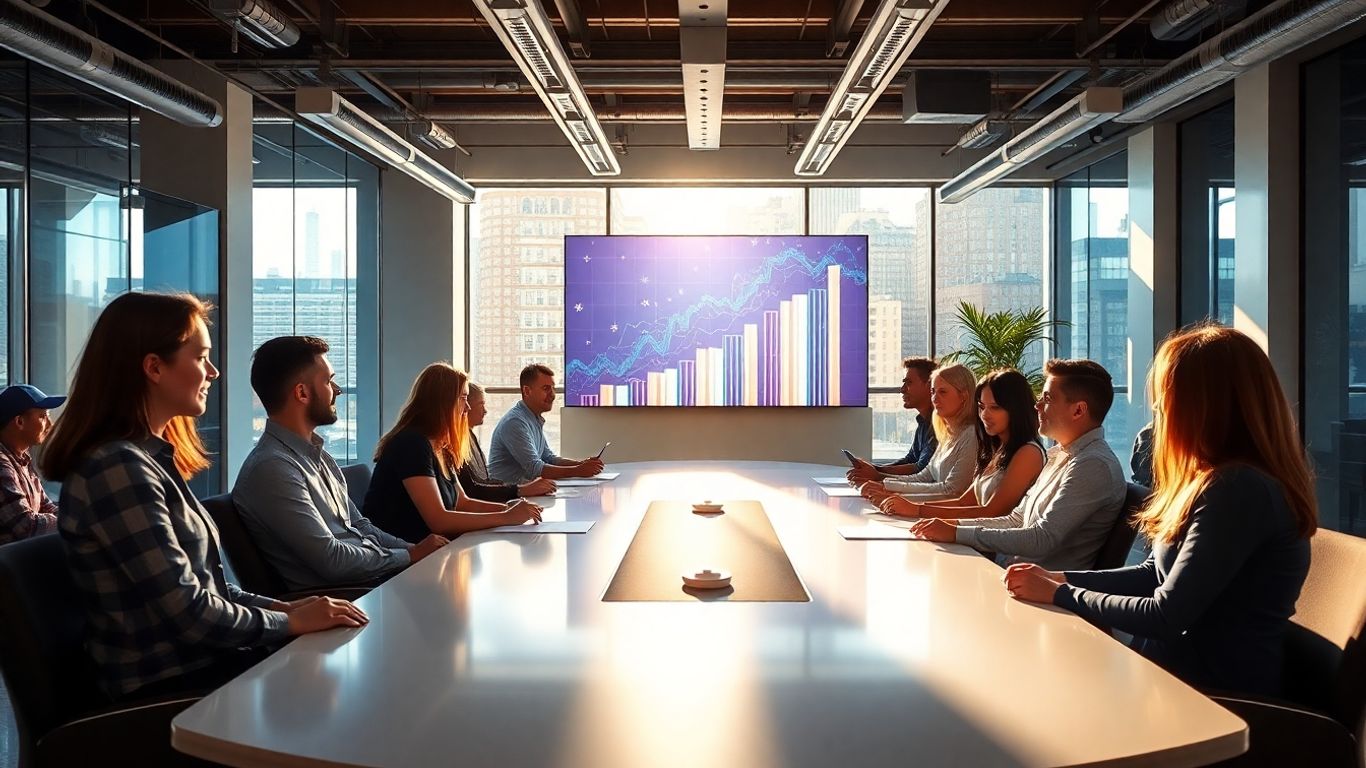 Marketing agency team planning for e-commerce growth.