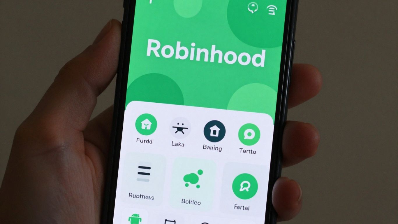 Robinhood app on an Android phone screen.