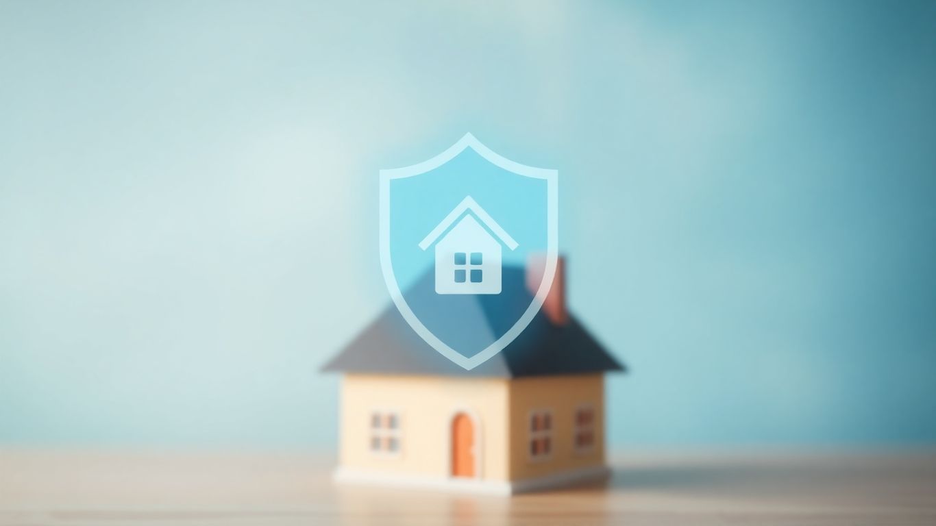 Casa protegida por un escudo