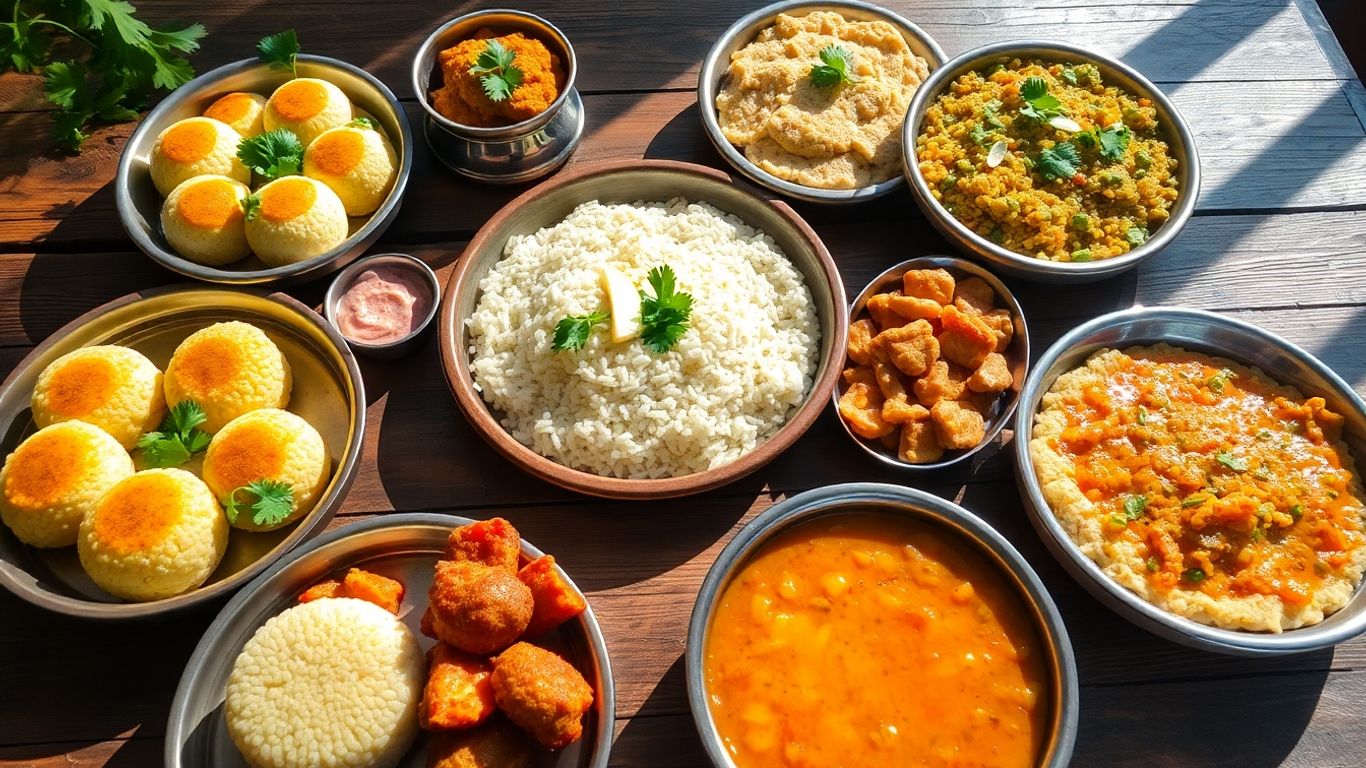 Quick and delicious Indian breakfast spread