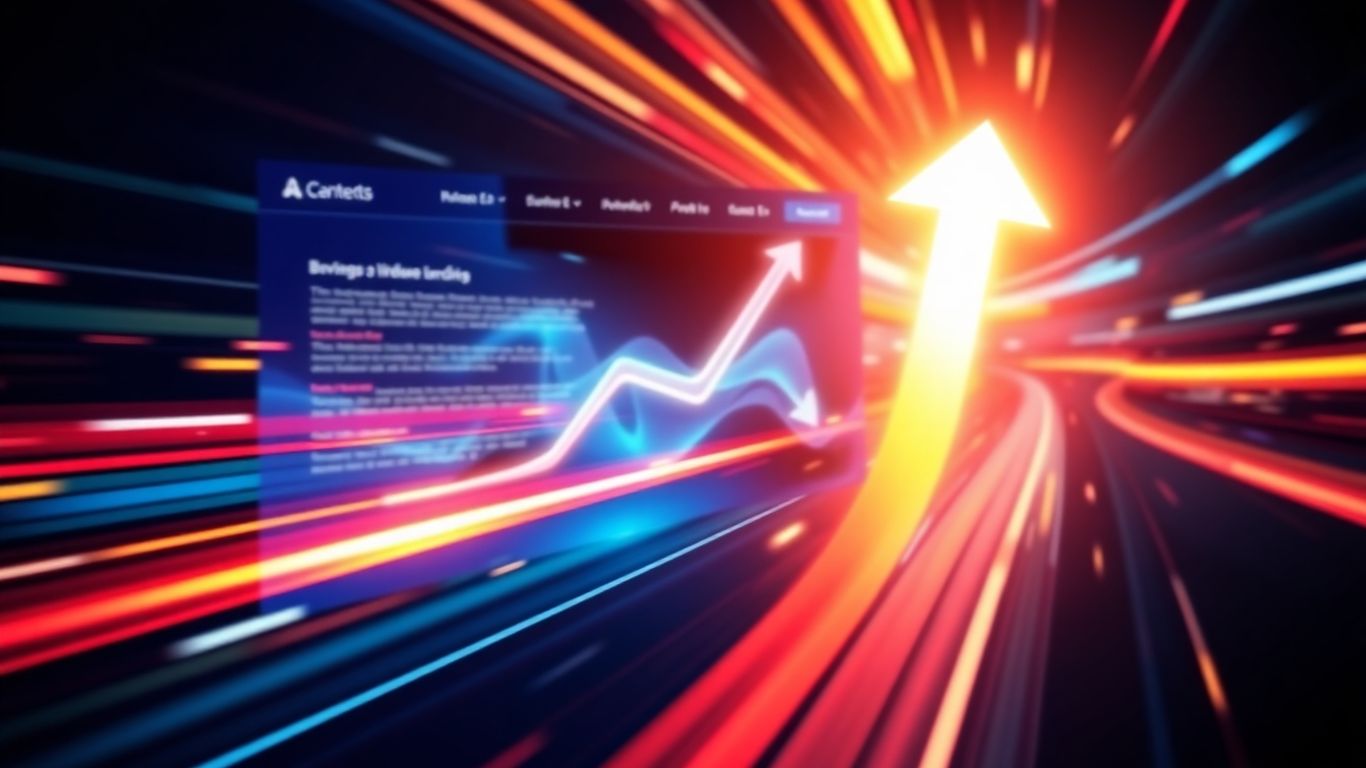 Website speed improving business conversions and trust.