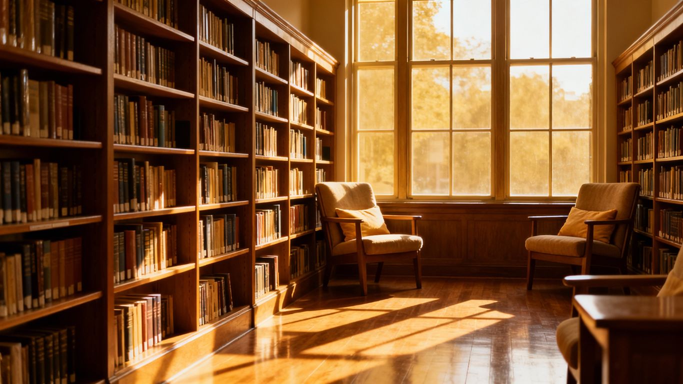 Interior of Holborn Library with books and seating.