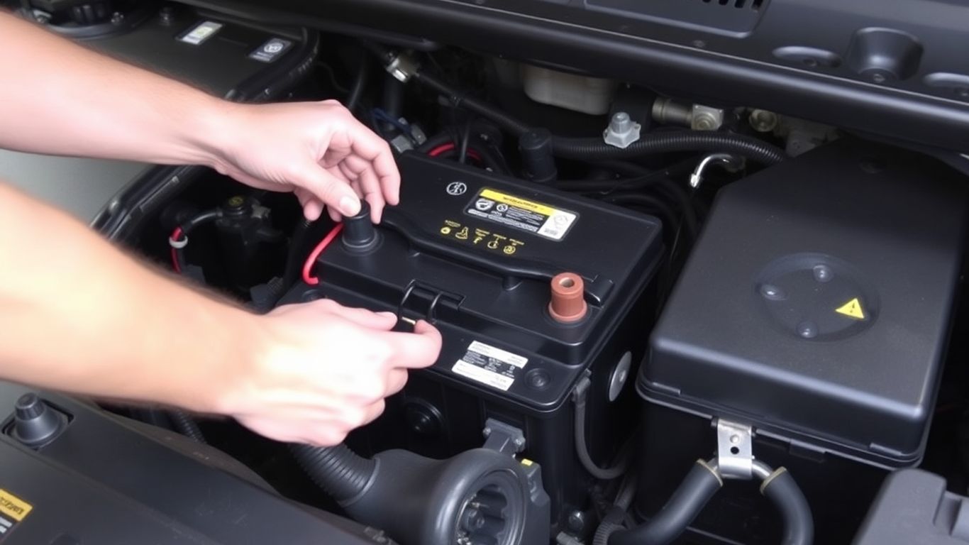 Chrysler car battery removal process