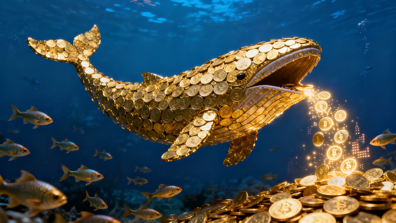 Ethereum whale collecting coins, retail investors hesitant.