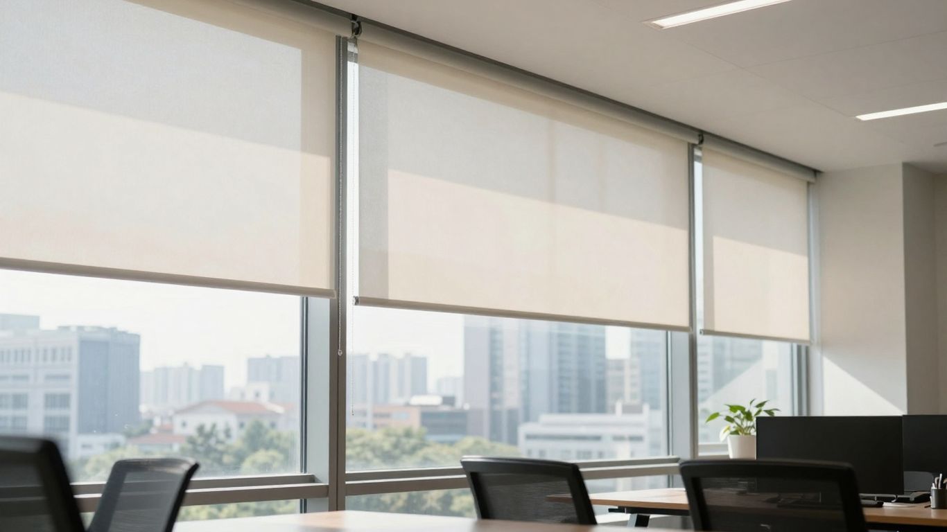 Blinds installation services showcasing beautiful custom window treatments for homes in Fishers, emphasizing precision and quality.