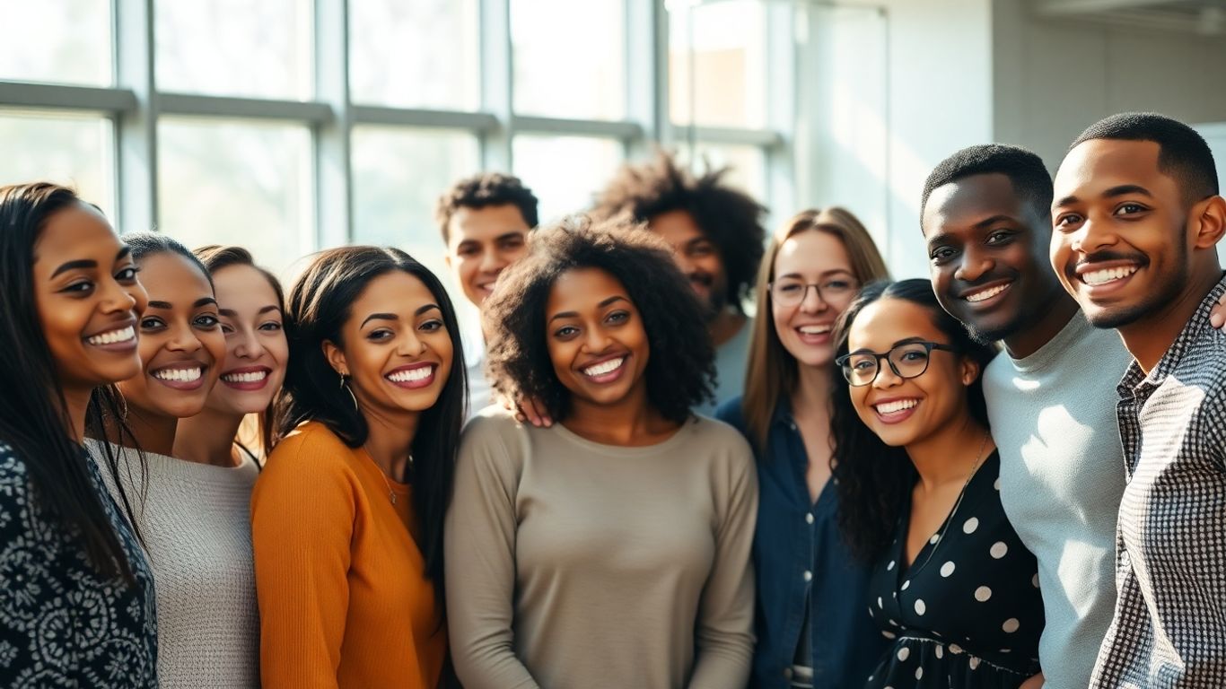 People connecting and celebrating Bhip success together.