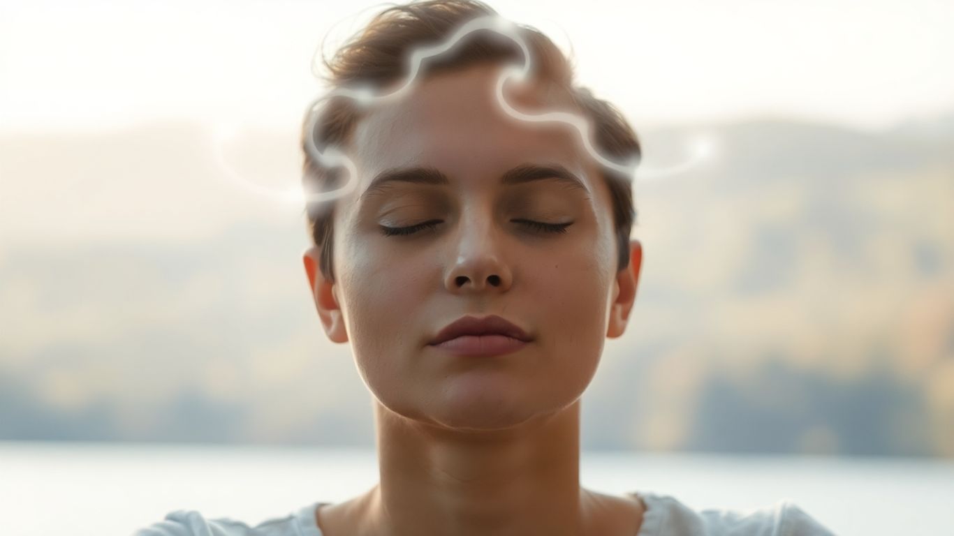 Person achieving mental clarity through NLP.