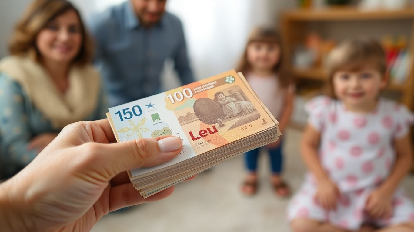 Alocații pentru copii, bani și familie.