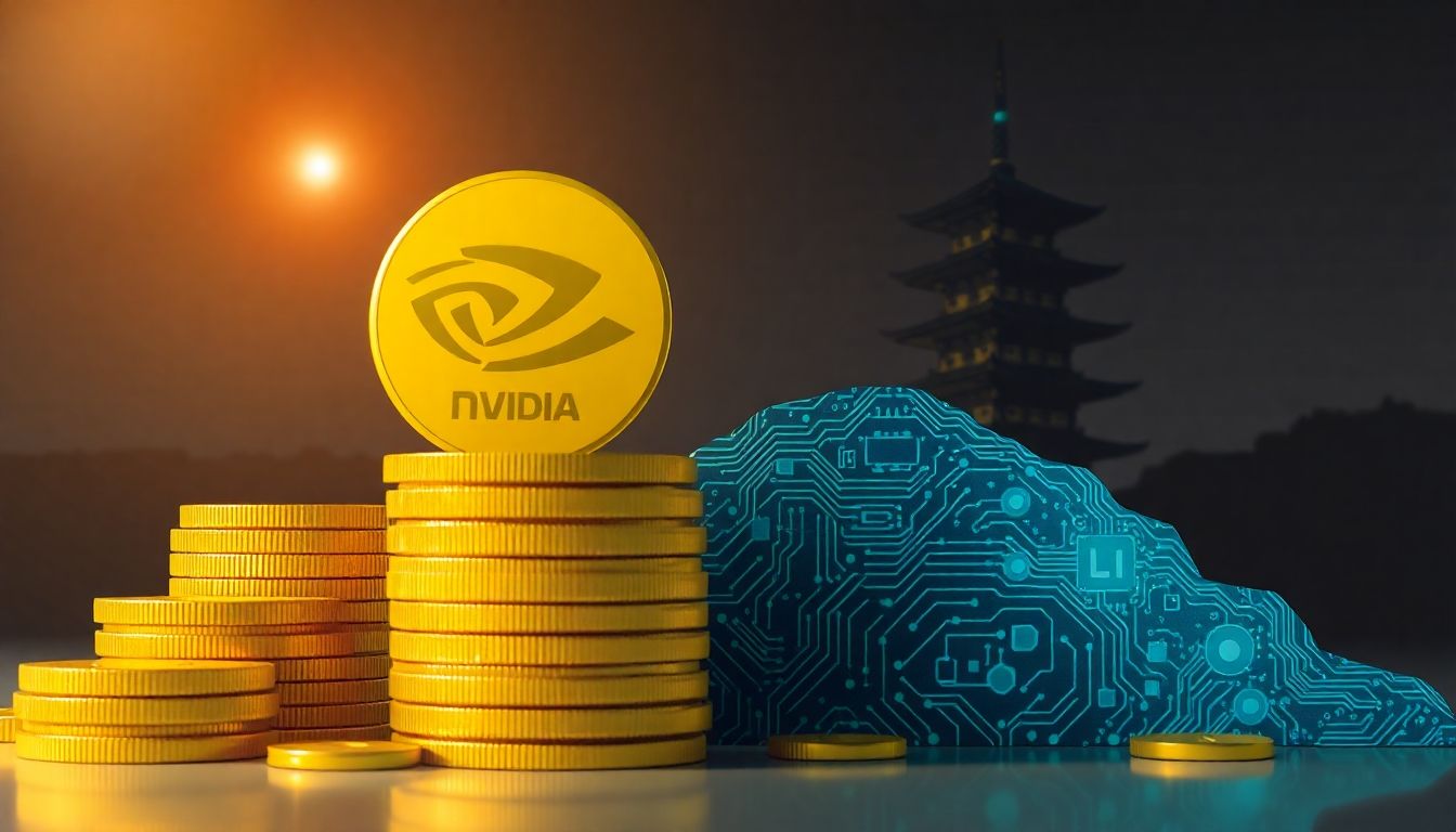 SoftBank's profit from Nvidia stake and pivot to AI.