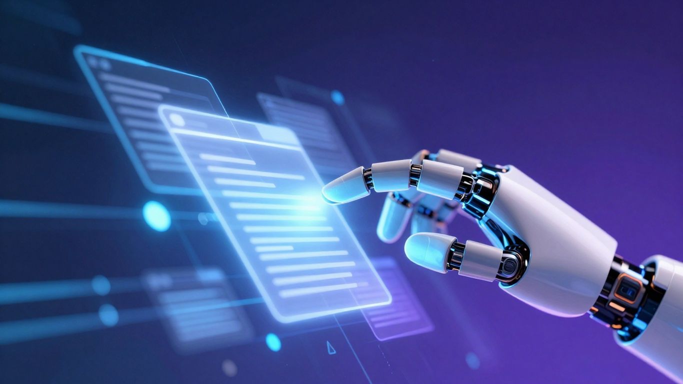 AI document automation infographic