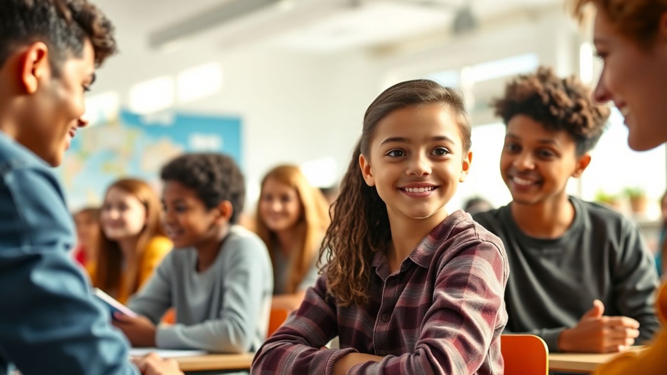 Students learning and looking confident during a PTE Academic mock test.