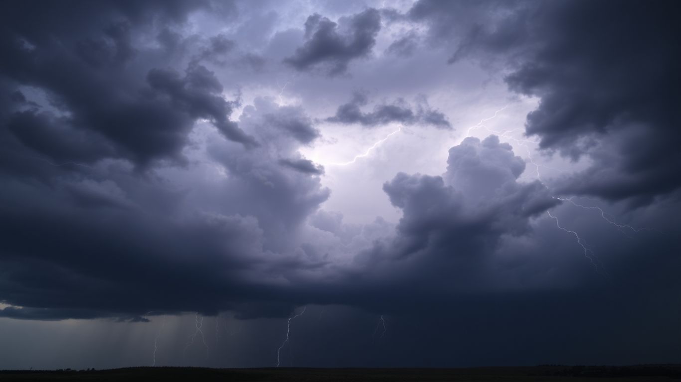 Pluie et orages violents dans deux départements.