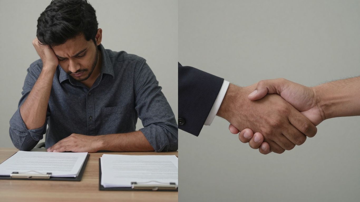 Disagreement turning into agreement over insurance.