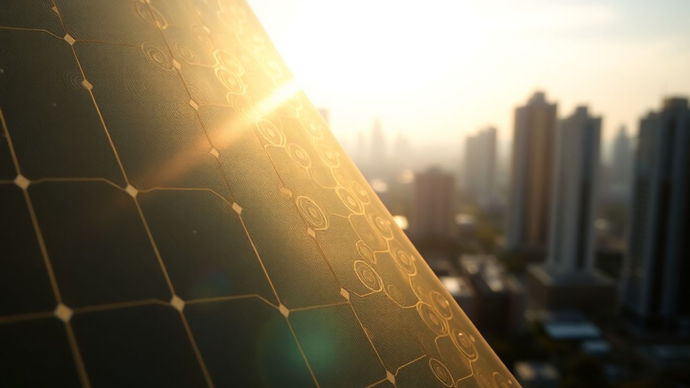 Flexible and translucent organic solar panel