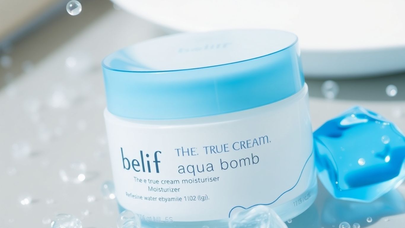 Belif The True Cream Aqua Bomb moisturizer jar