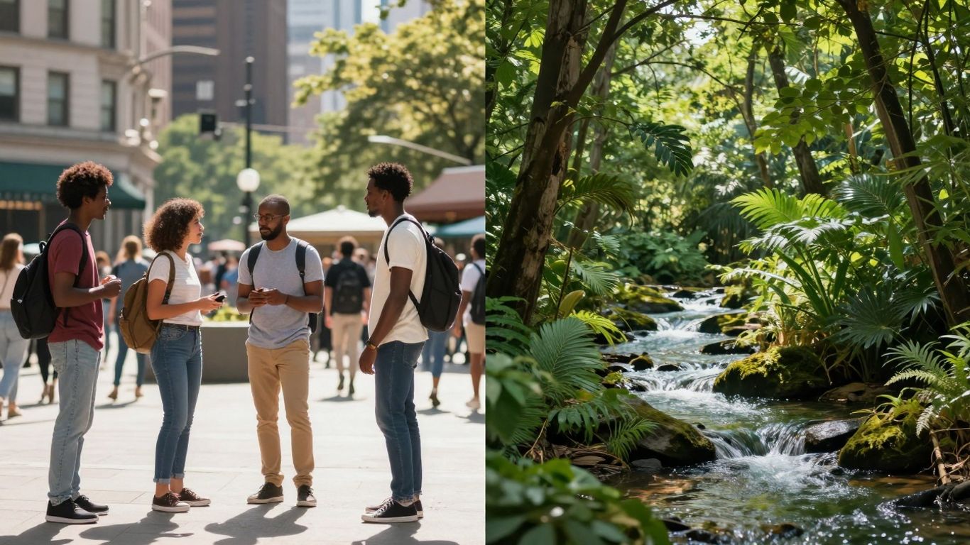 Oameni și natură, economie și mediu.