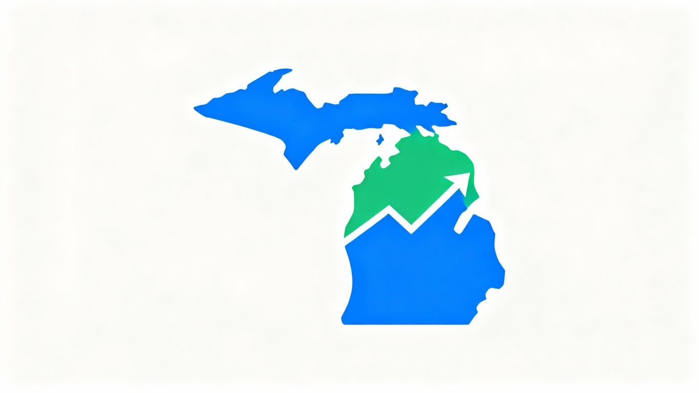 Michigan SEO company growth illustration