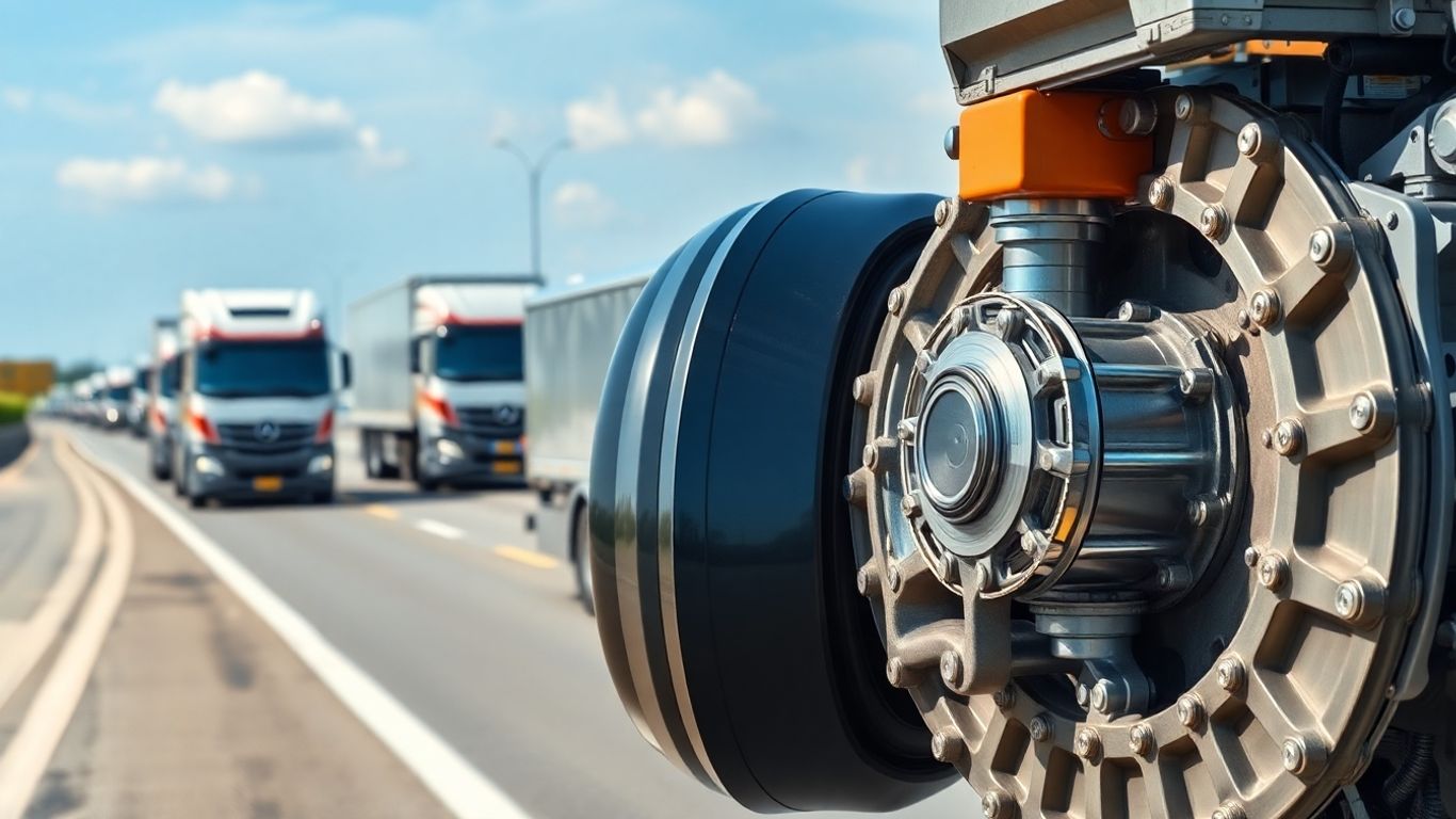 Delivery trucks and engine component