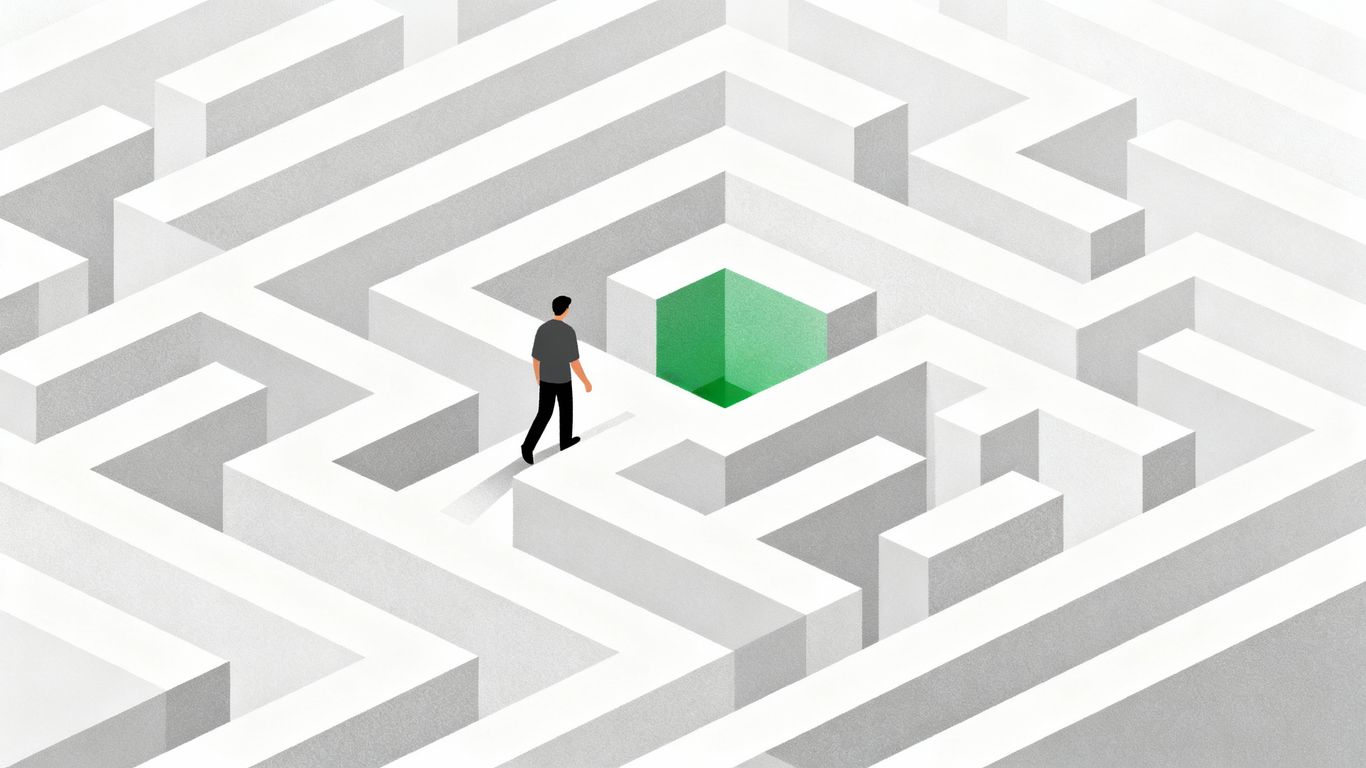 Grey hat SEO maze navigation