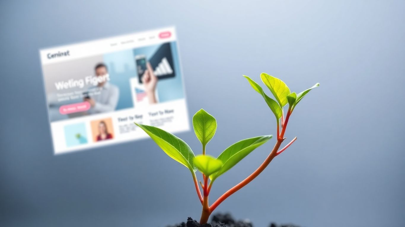 Website growth concept